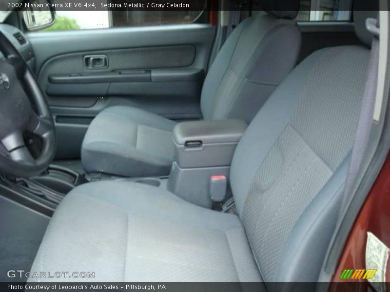 Sedona Metallic / Gray Celadon 2002 Nissan Xterra XE V6 4x4
