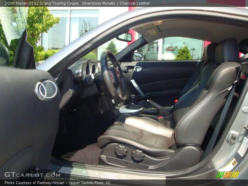 Silverstone Metallic / Charcoal Leather 2006 Nissan 350Z Grand Touring Coupe
