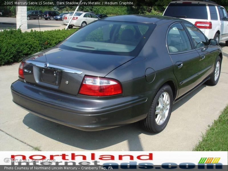 Dark Shadow Grey Metallic / Medium Graphite 2005 Mercury Sable LS Sedan