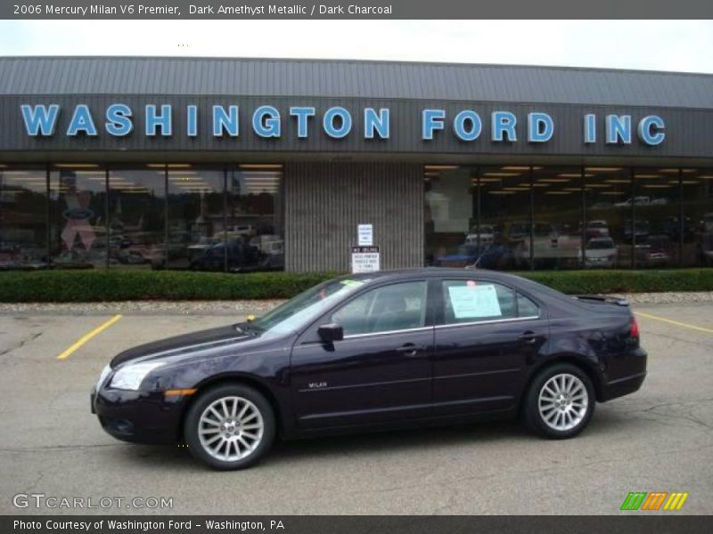 Dark Amethyst Metallic / Dark Charcoal 2006 Mercury Milan V6 Premier