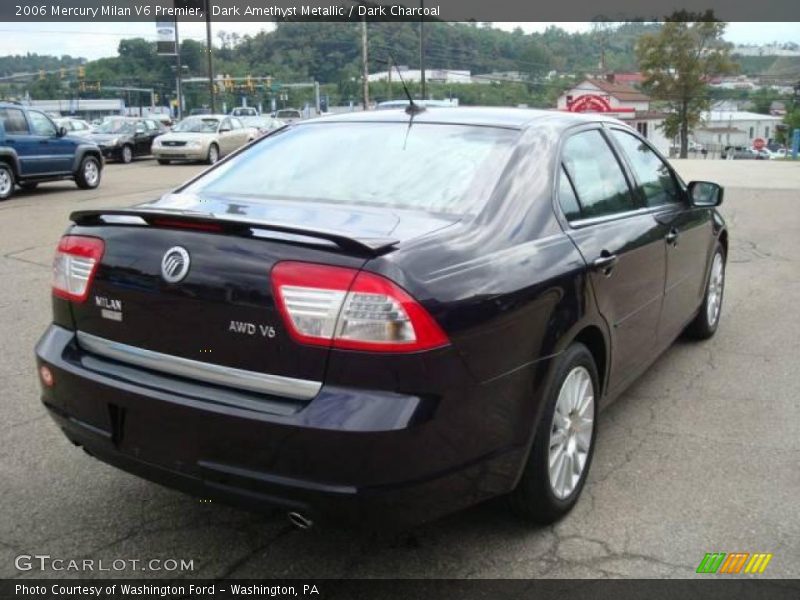 Dark Amethyst Metallic / Dark Charcoal 2006 Mercury Milan V6 Premier