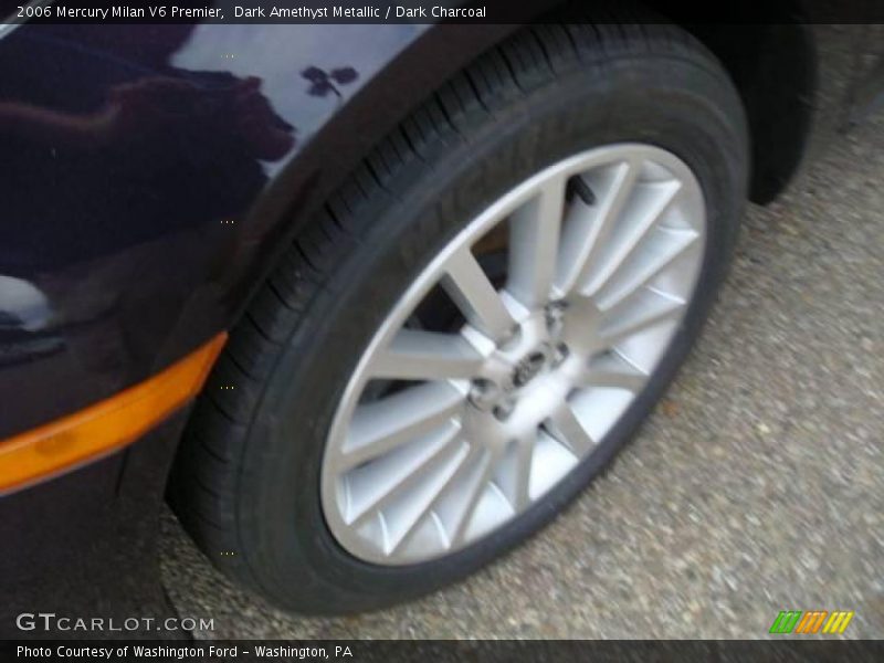 Dark Amethyst Metallic / Dark Charcoal 2006 Mercury Milan V6 Premier