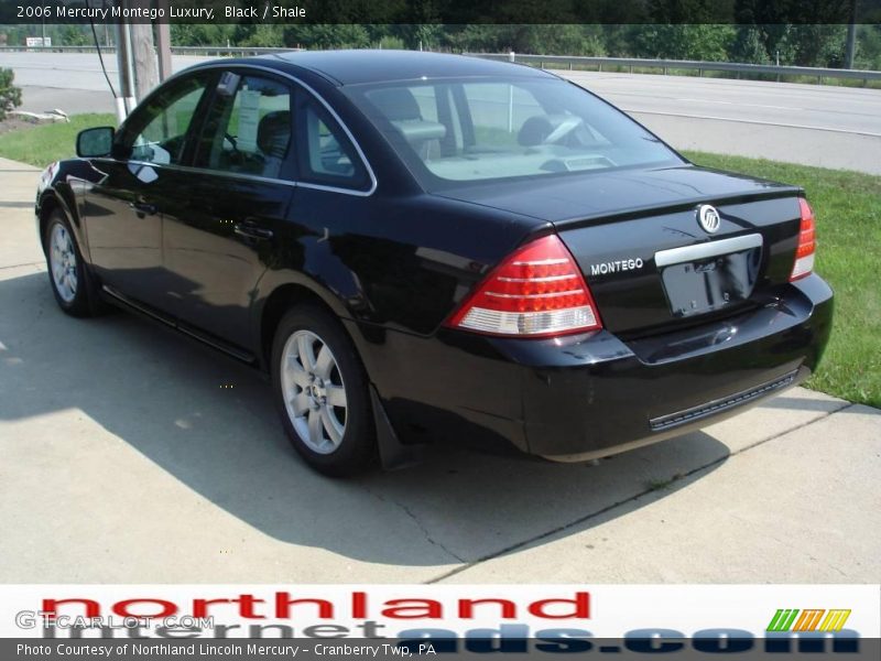 Black / Shale 2006 Mercury Montego Luxury