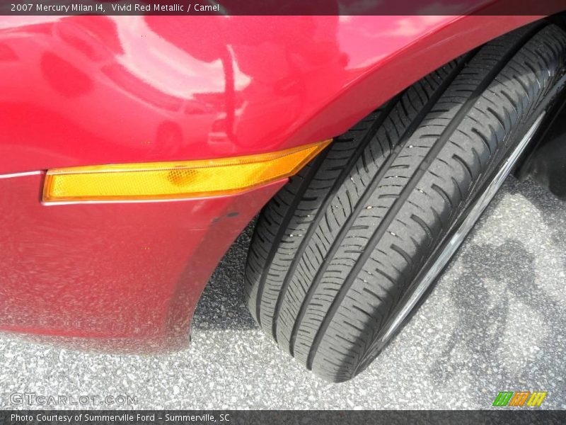 Vivid Red Metallic / Camel 2007 Mercury Milan I4