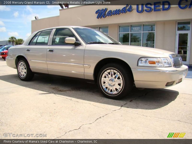 Smokestone Metallic / Medium Light Stone 2008 Mercury Grand Marquis GS