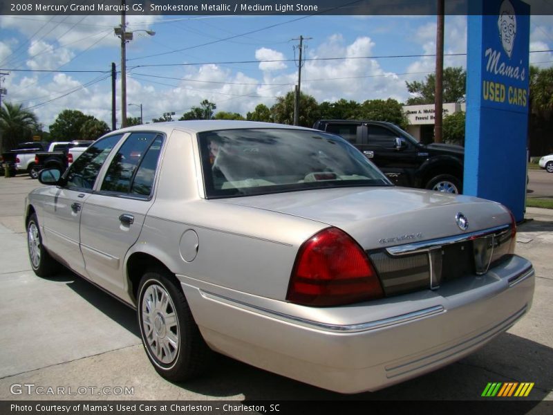 Smokestone Metallic / Medium Light Stone 2008 Mercury Grand Marquis GS