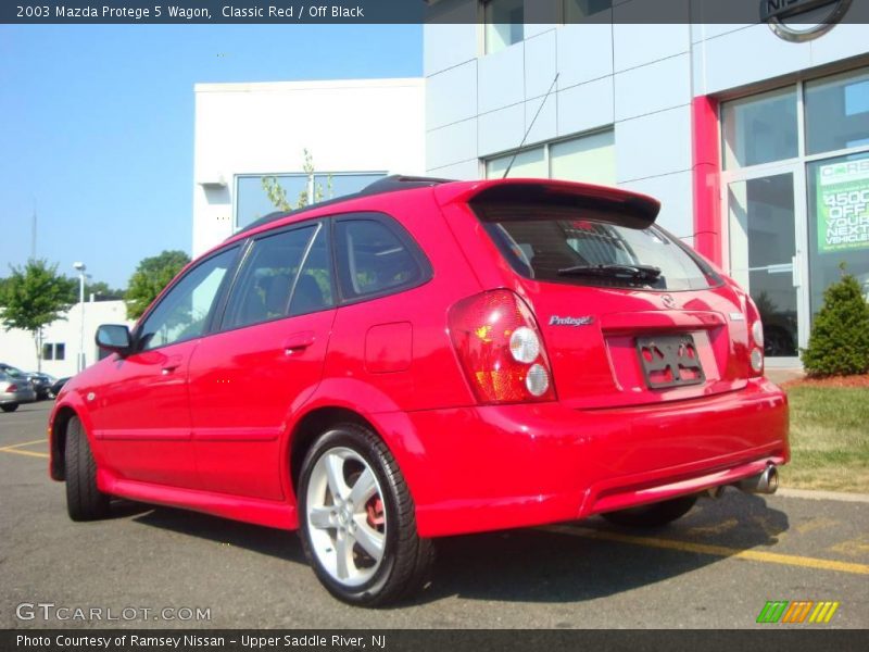 Classic Red / Off Black 2003 Mazda Protege 5 Wagon