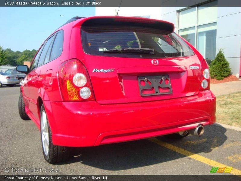 Classic Red / Off Black 2003 Mazda Protege 5 Wagon