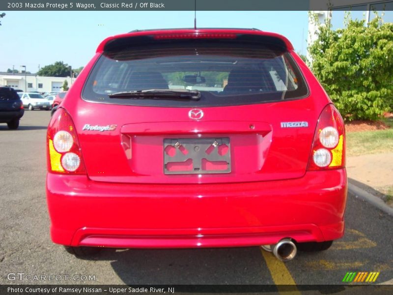 Classic Red / Off Black 2003 Mazda Protege 5 Wagon