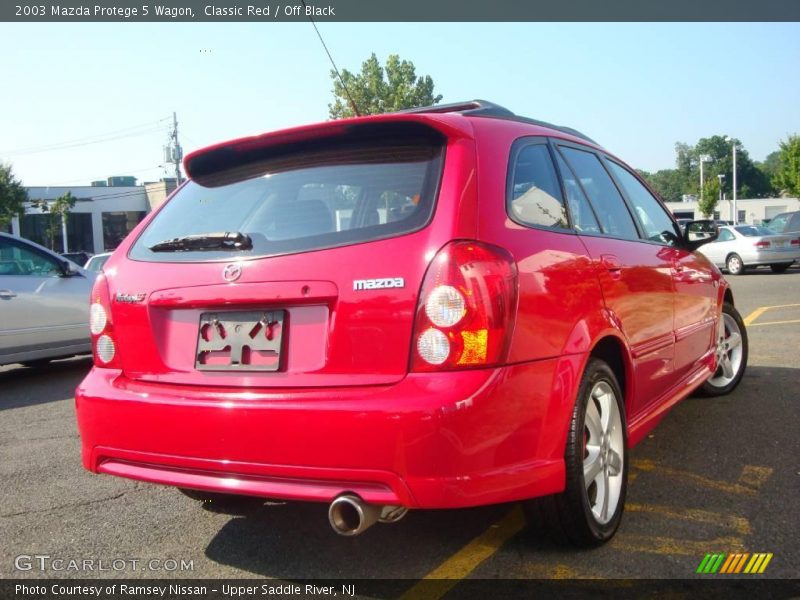 Classic Red / Off Black 2003 Mazda Protege 5 Wagon