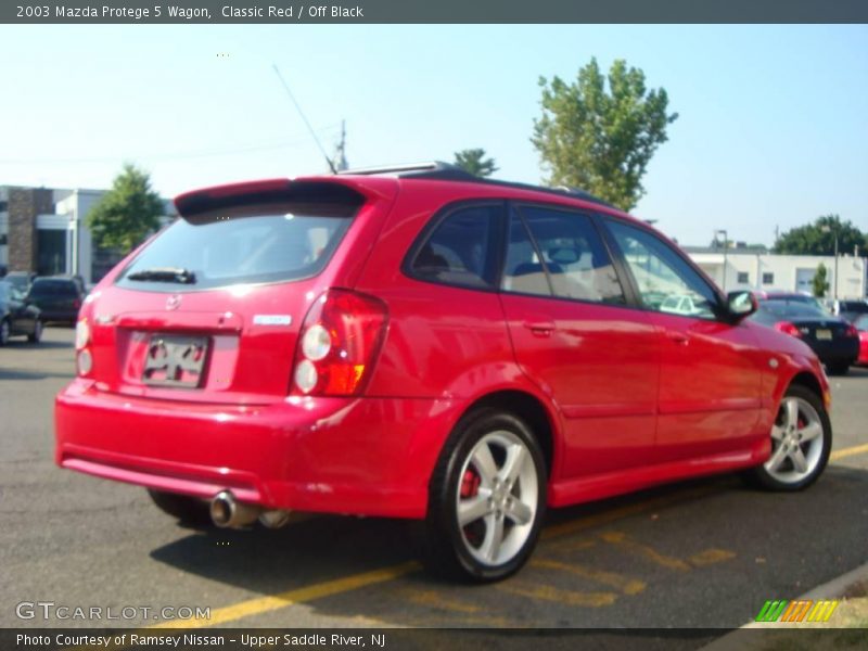 Classic Red / Off Black 2003 Mazda Protege 5 Wagon