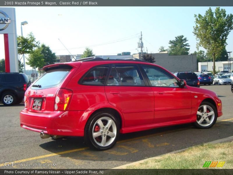 Classic Red / Off Black 2003 Mazda Protege 5 Wagon