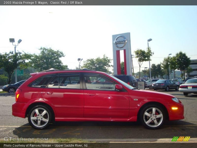 Classic Red / Off Black 2003 Mazda Protege 5 Wagon