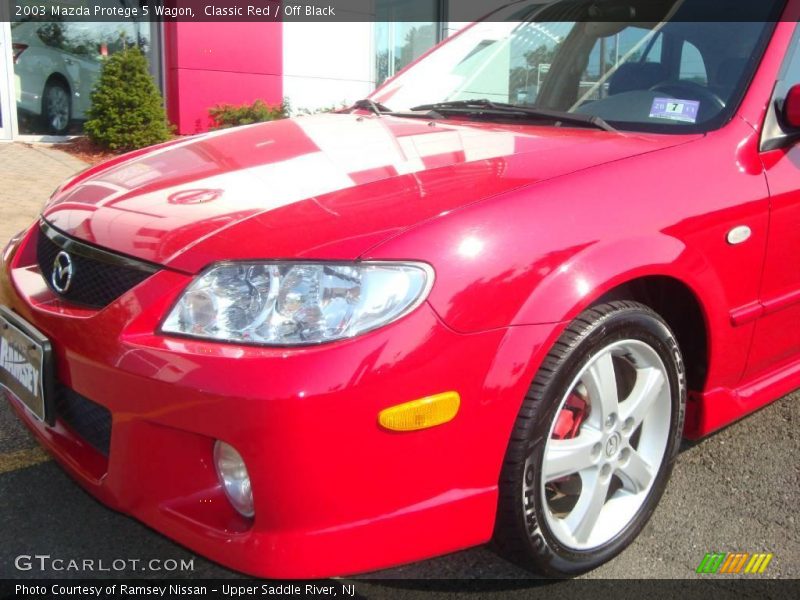 Classic Red / Off Black 2003 Mazda Protege 5 Wagon