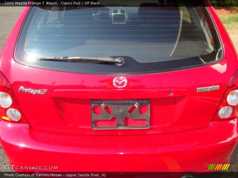 Classic Red / Off Black 2003 Mazda Protege 5 Wagon