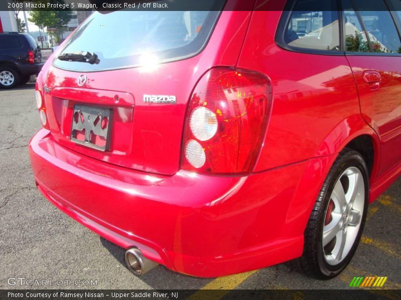 Classic Red / Off Black 2003 Mazda Protege 5 Wagon