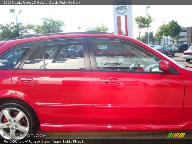 Classic Red / Off Black 2003 Mazda Protege 5 Wagon