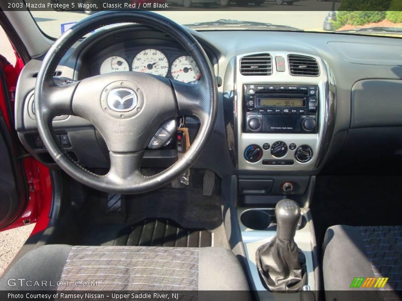 Classic Red / Off Black 2003 Mazda Protege 5 Wagon