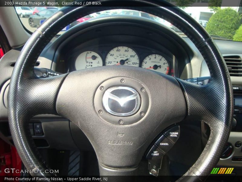Classic Red / Off Black 2003 Mazda Protege 5 Wagon
