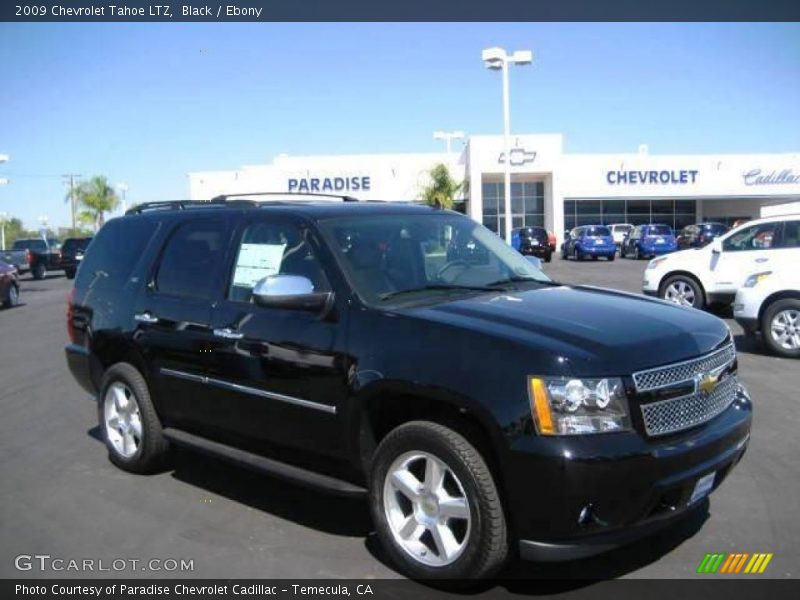 Black / Ebony 2009 Chevrolet Tahoe LTZ