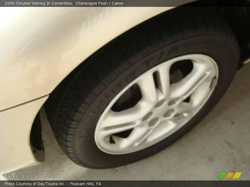 Champagne Pearl / Camel 2000 Chrysler Sebring JX Convertible