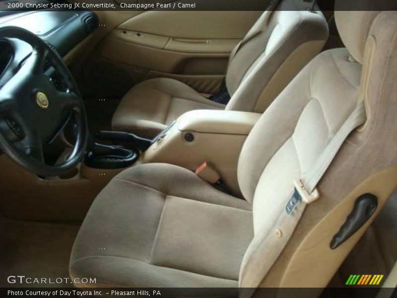 Champagne Pearl / Camel 2000 Chrysler Sebring JX Convertible