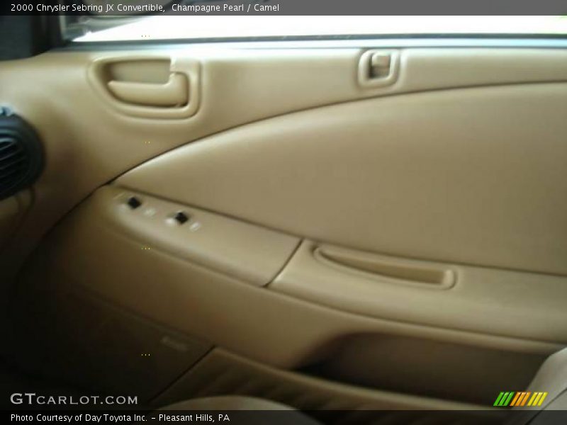 Champagne Pearl / Camel 2000 Chrysler Sebring JX Convertible