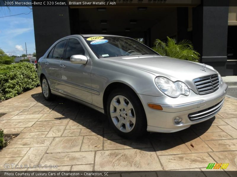 Brilliant Silver Metallic / Ash 2005 Mercedes-Benz C 320 Sedan