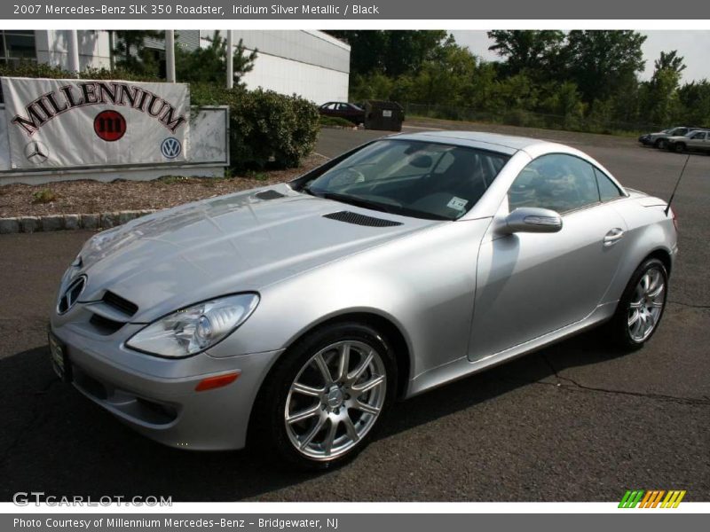 Iridium Silver Metallic / Black 2007 Mercedes-Benz SLK 350 Roadster