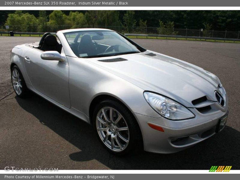 Iridium Silver Metallic / Black 2007 Mercedes-Benz SLK 350 Roadster