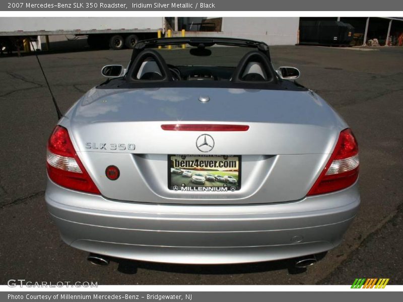 Iridium Silver Metallic / Black 2007 Mercedes-Benz SLK 350 Roadster