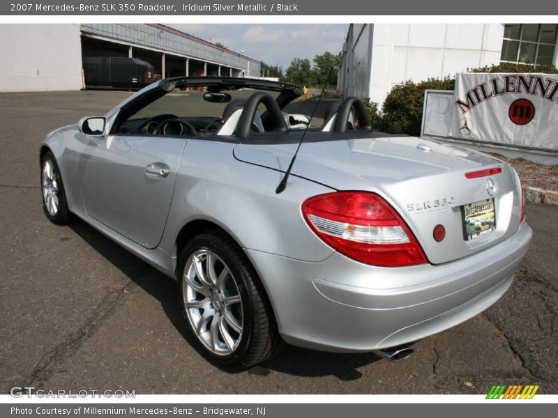 Iridium Silver Metallic / Black 2007 Mercedes-Benz SLK 350 Roadster