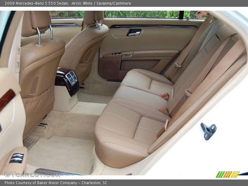 Arctic White / Savanna/Cashmere 2009 Mercedes-Benz S 550 Sedan