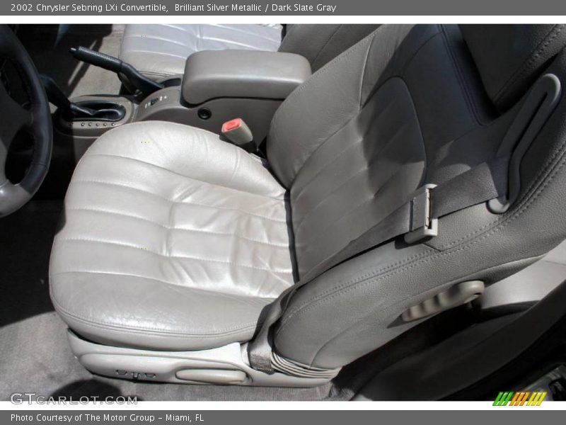 Brilliant Silver Metallic / Dark Slate Gray 2002 Chrysler Sebring LXi Convertible
