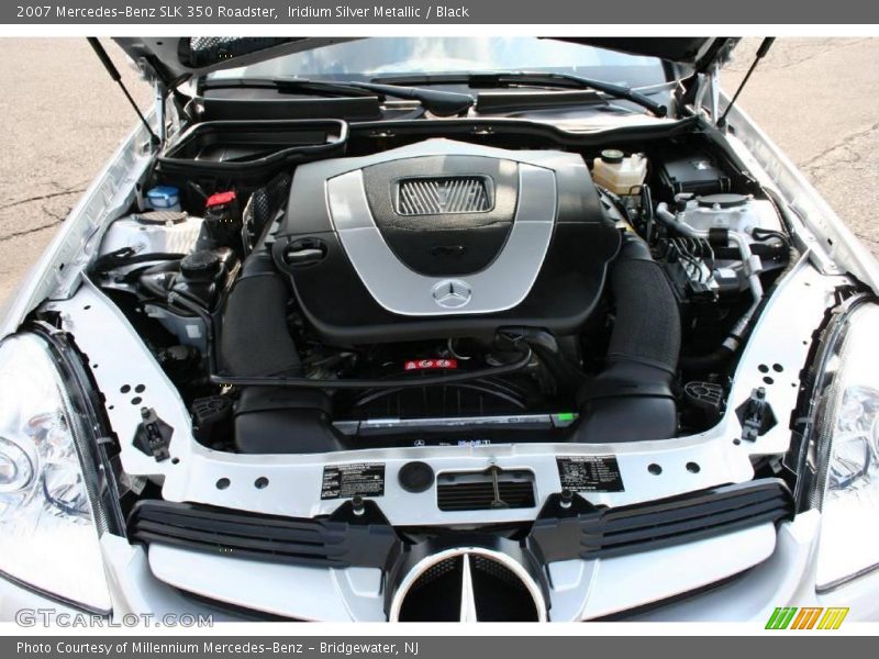 Iridium Silver Metallic / Black 2007 Mercedes-Benz SLK 350 Roadster