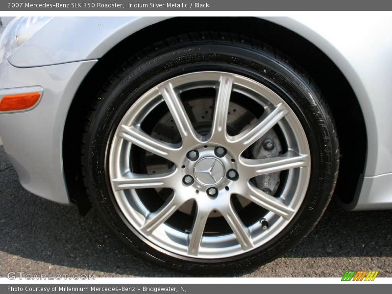Iridium Silver Metallic / Black 2007 Mercedes-Benz SLK 350 Roadster