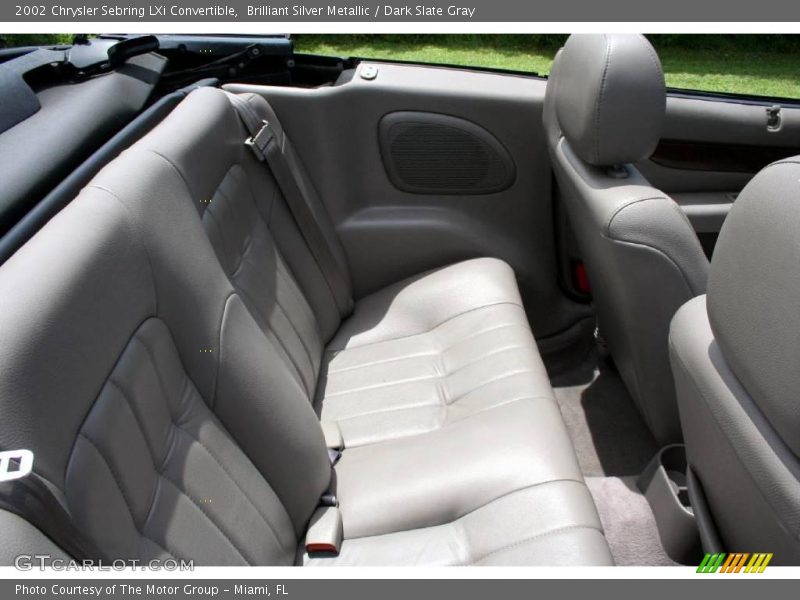 Brilliant Silver Metallic / Dark Slate Gray 2002 Chrysler Sebring LXi Convertible