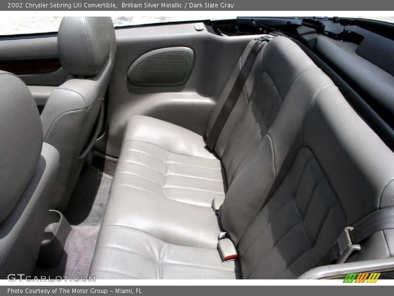 Brilliant Silver Metallic / Dark Slate Gray 2002 Chrysler Sebring LXi Convertible