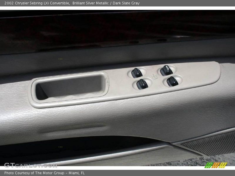 Brilliant Silver Metallic / Dark Slate Gray 2002 Chrysler Sebring LXi Convertible