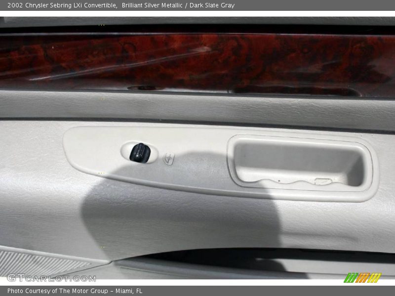 Brilliant Silver Metallic / Dark Slate Gray 2002 Chrysler Sebring LXi Convertible
