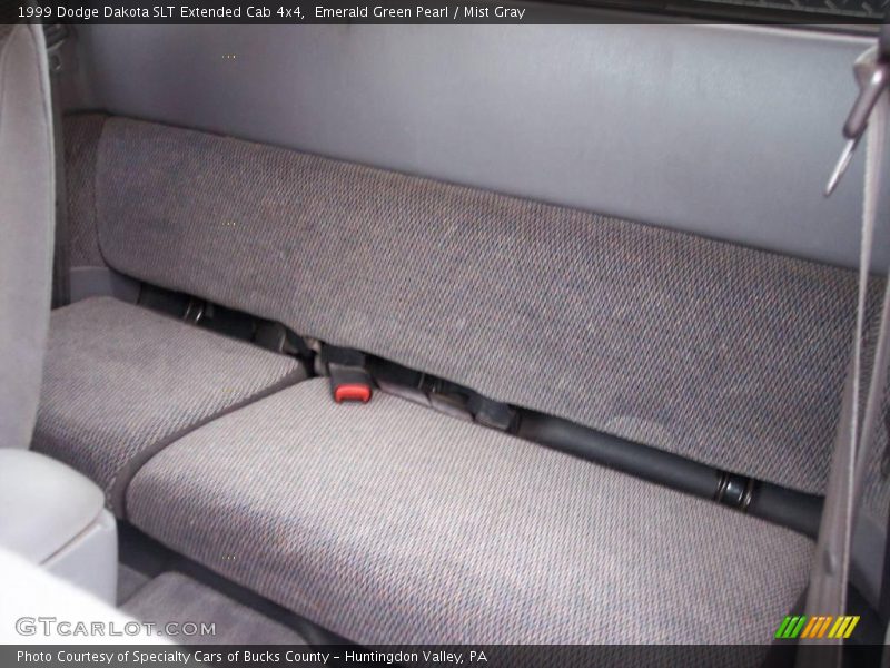 Emerald Green Pearl / Mist Gray 1999 Dodge Dakota SLT Extended Cab 4x4
