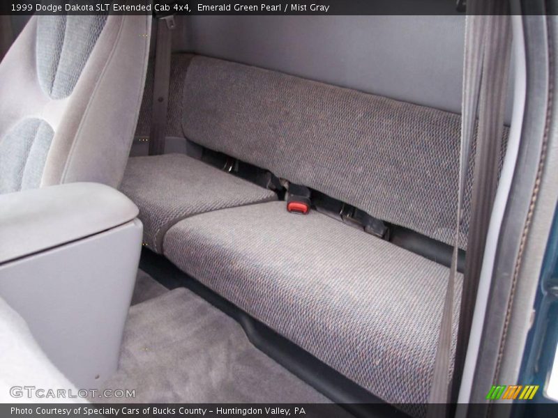 Emerald Green Pearl / Mist Gray 1999 Dodge Dakota SLT Extended Cab 4x4