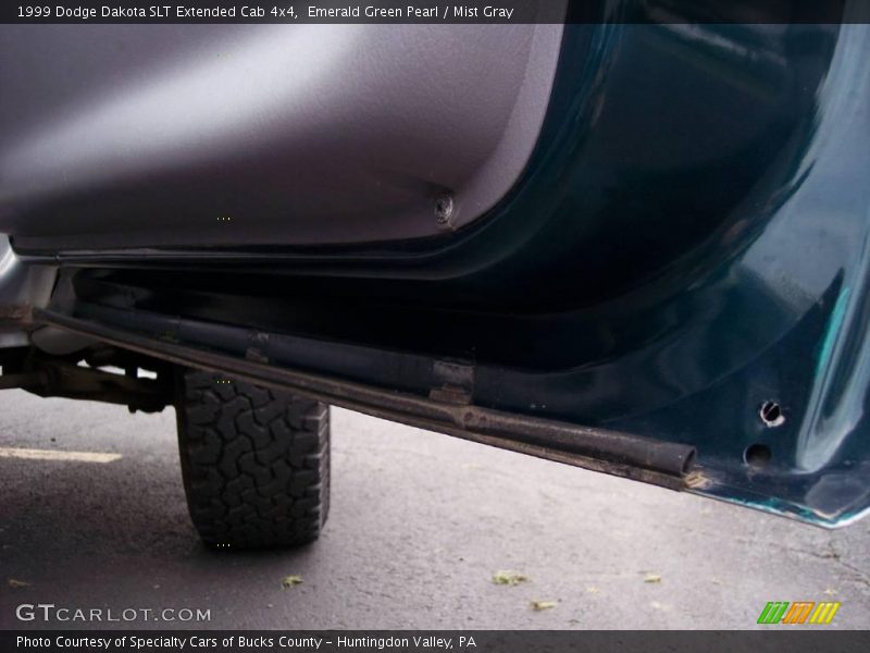 Emerald Green Pearl / Mist Gray 1999 Dodge Dakota SLT Extended Cab 4x4