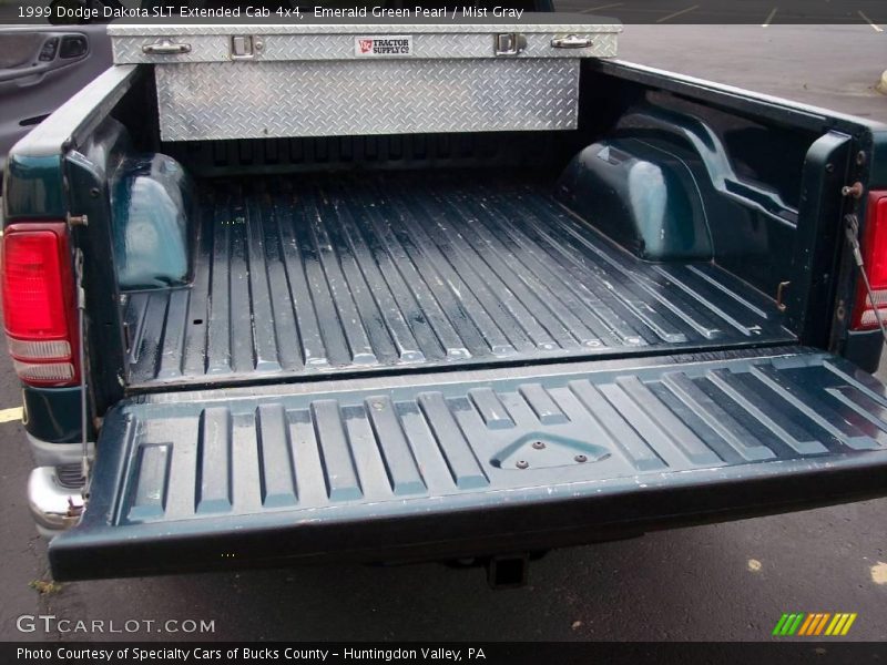 Emerald Green Pearl / Mist Gray 1999 Dodge Dakota SLT Extended Cab 4x4