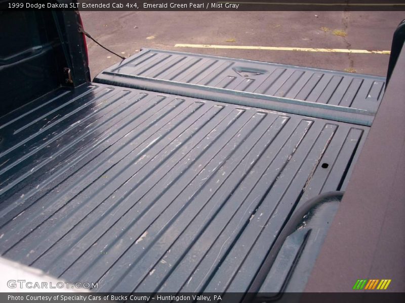 Emerald Green Pearl / Mist Gray 1999 Dodge Dakota SLT Extended Cab 4x4
