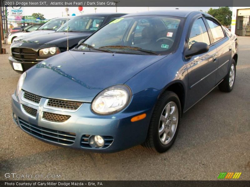Atlantic Blue Pearl / Dark Slate Gray 2003 Dodge Neon SXT