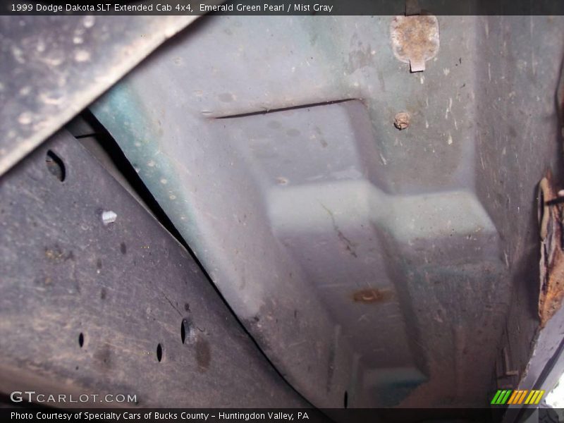 Emerald Green Pearl / Mist Gray 1999 Dodge Dakota SLT Extended Cab 4x4