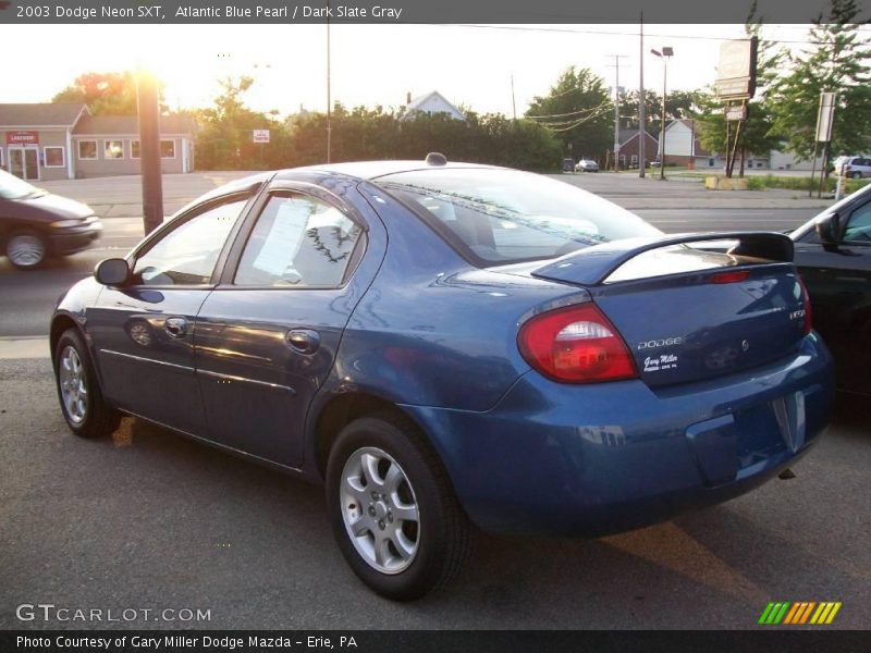 Atlantic Blue Pearl / Dark Slate Gray 2003 Dodge Neon SXT