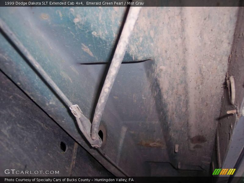 Emerald Green Pearl / Mist Gray 1999 Dodge Dakota SLT Extended Cab 4x4