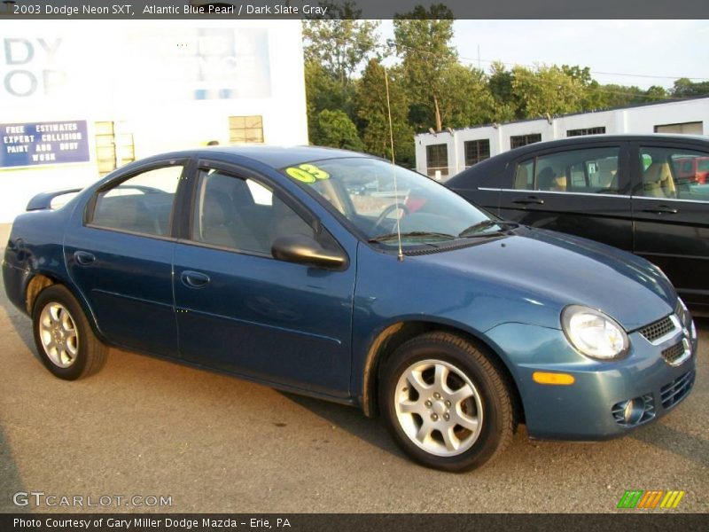 Atlantic Blue Pearl / Dark Slate Gray 2003 Dodge Neon SXT